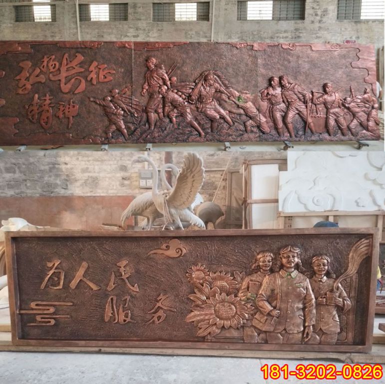 黨建壁畫(huà)浮雕的生產(chǎn)過(guò)程