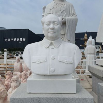 黨建主題偉人毛主席胸像石雕