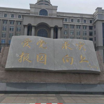 政府機(jī)關(guān)黨建書籍石雕