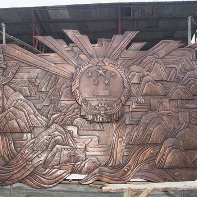 政府機(jī)關(guān)黨建主題國徽銅浮雕