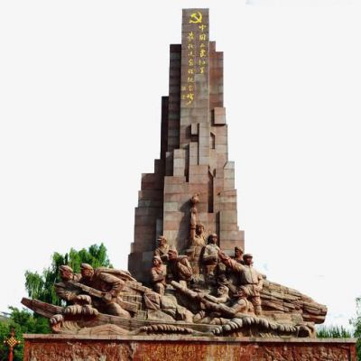 中國(guó)工農(nóng)紅軍戰(zhàn)士銅雕